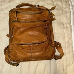 Free people East end leather backpack.